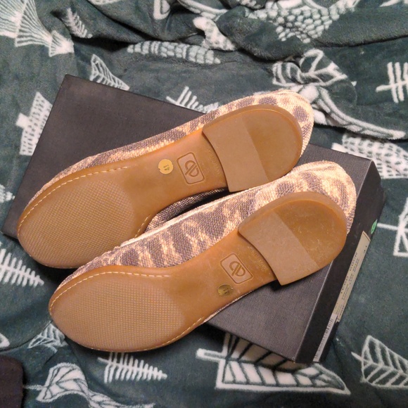 Aldo Brué Women's Leather Snakeskin Print Flats - Picture 5 of 8